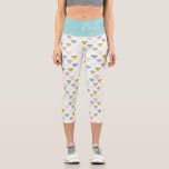 Wedding Diamond Chic Modern Bride Personalised Capri Leggings<br><div class="desc">This modern design features a pattern of diamonds with the text "Bride (your date)" in modern typography. Personalised by editing the text in the text boxes provided. Perfect for weddings and engagement parties.
#wedding #engagement #bride #bridetobe #weddinginspiration #weddinginspo #clothing #apparel #fitness #fitnessapparel #fashion #fashionable #leggings</div>