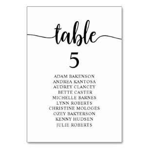 Wedding Dinner, Rustic Guests Seating Chart Table  Number