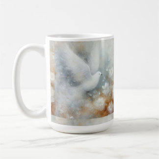 Wedding Dove Floral Mug