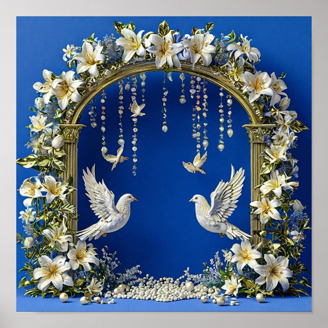 Wedding Doves Poster (Front)