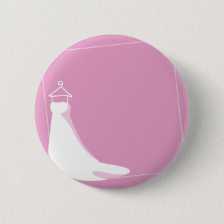 Wedding Dress: Beautify in pink 6 Cm Round Badge