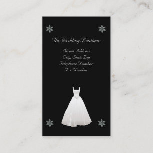 Wedding Dress Boutique Business Card