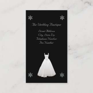 Wedding Dress Boutique Business Card