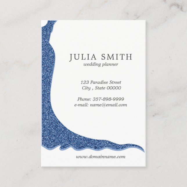 Wedding dress business card (Front)