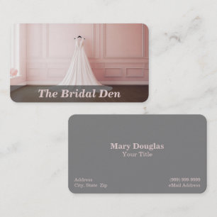 Wedding Dress / Gown Bridal Boutique Business Card
