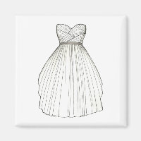 Wedding Dress Gown Bride to Be Bridal Shower