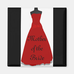 Wedding Dress Mother of the Bride Magnet
