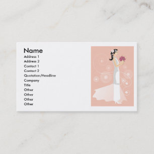 Wedding Dress or Bridal Boutique Business Card