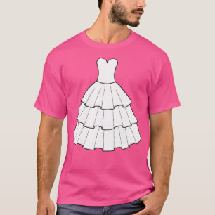 Wedding Dress Wedding Bachelorette Party T-Shirt