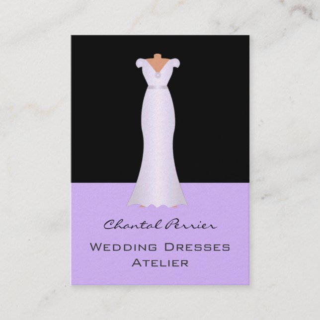 Wedding Dresses Business Card (Front)