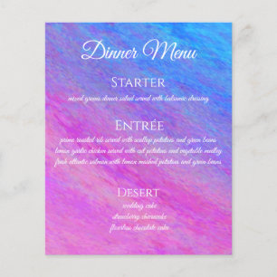 Wedding Drink & Dinner Menu- Stardust Sea-