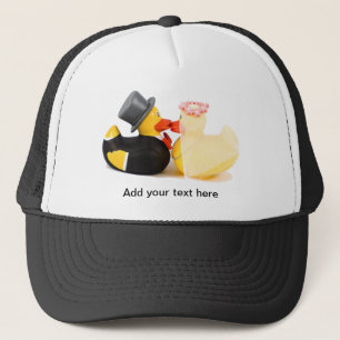 Wedding ducks 1 trucker hat