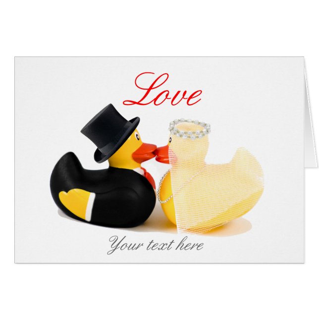 Wedding ducks 2 (Front Horizontal)