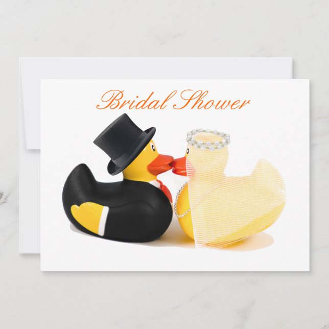 Wedding ducks 2 - Bridal Shower Invitation (Front)
