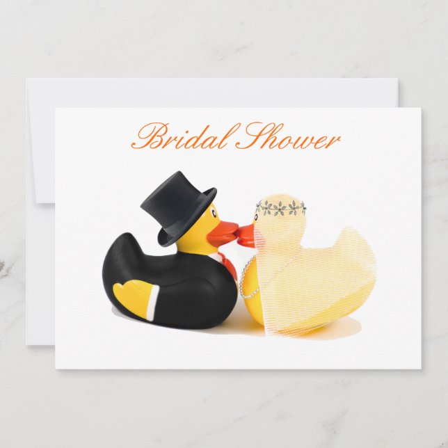 Wedding ducks 3 - Bridal Shower Invitation (Front)