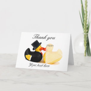 Wedding ducks 3 ... Thank you card
