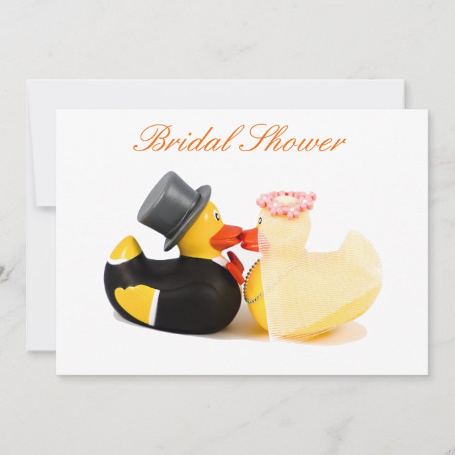 Wedding ducks - Bridal Shower Invitation (Front)