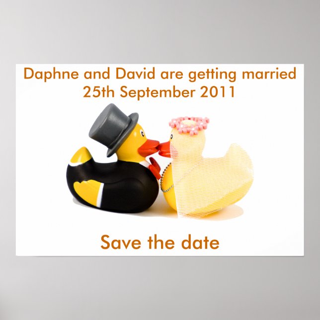 Wedding ducks ... Poster (Front)