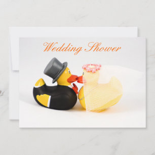 Wedding ducks - Wedding Shower Invitation