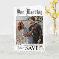 WEDDING EDITION Newspaper | folded card