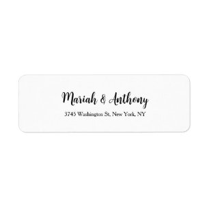 Wedding Elegant Creative Classical Black White