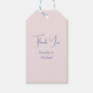 Wedding Elegant Minimalist Classical Thank You Gift Tags