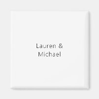Wedding Elegant Minimalist Plain Black White
