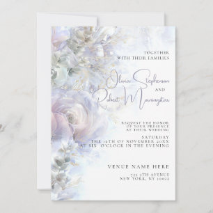Wedding Elegant Peonies Invitation