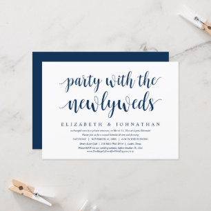 Wedding Elopement, Happily Ever After Celebration Invitation