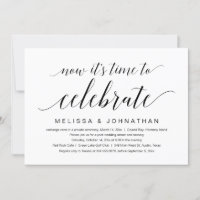 Wedding Elopement, Now it's time to celebrate