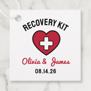 Wedding Emergency Survival Hangover Recovery Kit  Favour Tags