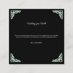 Wedding Encloser Card