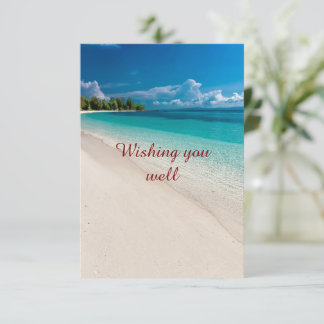 Wedding Enclosure Beach Card Insert