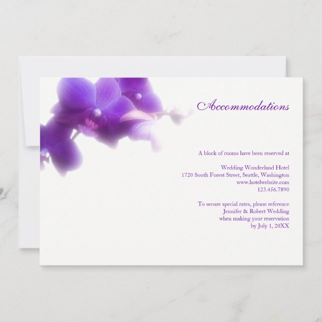 Wedding Enclosure Card (5"x7") (Front)