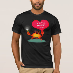 Wedding Engagement Crab Shirt