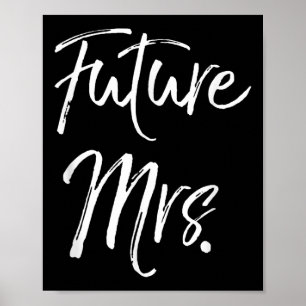 Wedding Engagement Gift For Women Fiance Gift Futu Poster