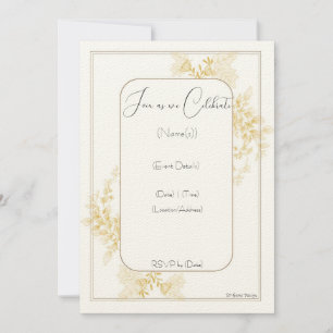 Wedding Engagement Invitation