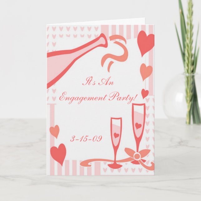 Wedding Engagement Party Invitation (Front)