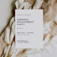 Wedding Engagement Party Invitation