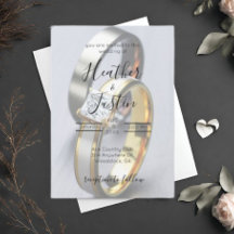 Wedding Engagement Rings Invitation