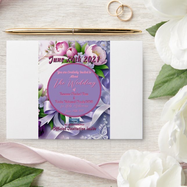 Wedding Env. 1a Violet(Horizon A)RFPMDesigns©️2024 Envelope (Wedding)