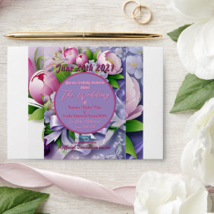 Wedding Env. 3a Violet(Horizon C)RFPMDesigns©️2024 Envelope