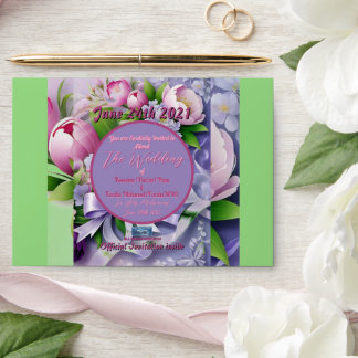 Wedding Env. 3h Violet(Horizon C)RFPMDesigns©️2024 Envelope