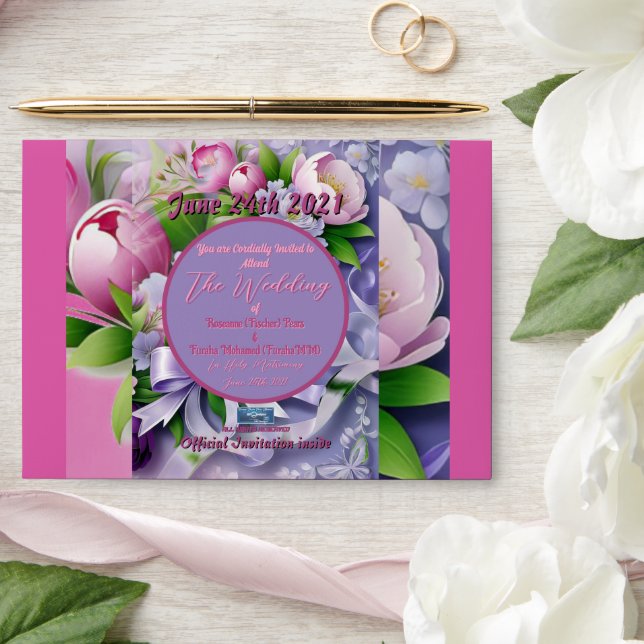 Wedding Env. 4c Violet(Horizon D)RFPMDesigns©️2024 Envelope (Wedding)
