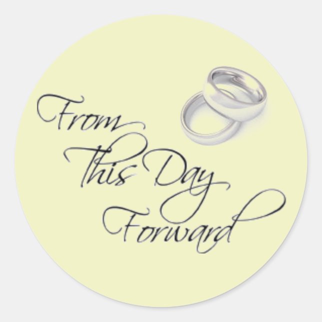 Wedding Envelope and Gift Seals (Front)