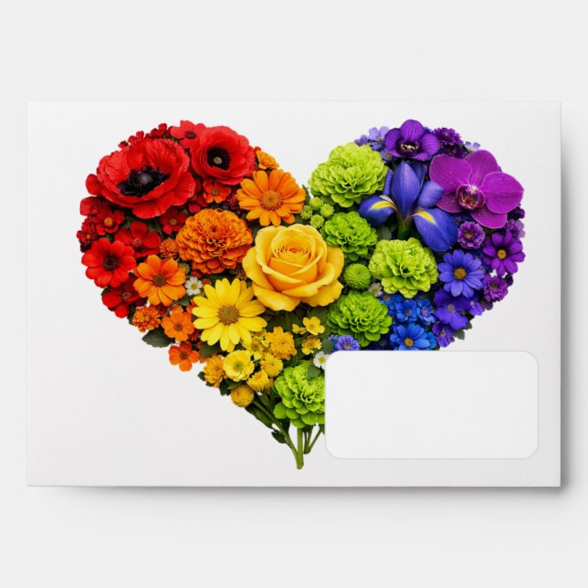 🌈 Wedding Envelope Flourish Together (Front)