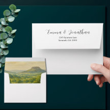 Wedding Envelope from the Hill Country