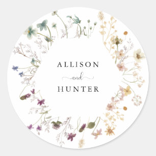 Wedding Envelope Seal   Wildflower
