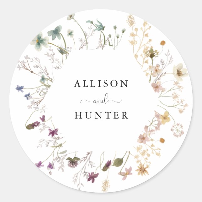 Wedding Envelope Seal | Wildflower (Front)
