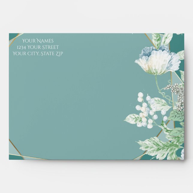 Wedding Envelope | Wildflowers and Berries (Front)